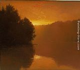 Jacob Collins Yaddo Lake painting